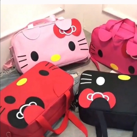 LAST RED Hello kitty weekender tote - Picture 2 of 8